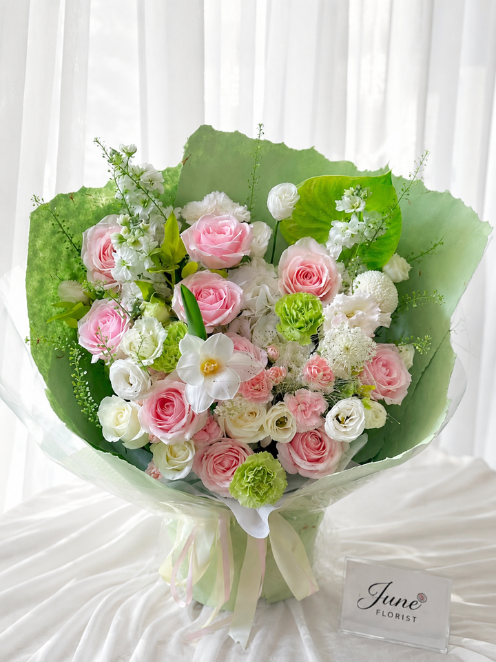 Soft Blush Garden Bouquet