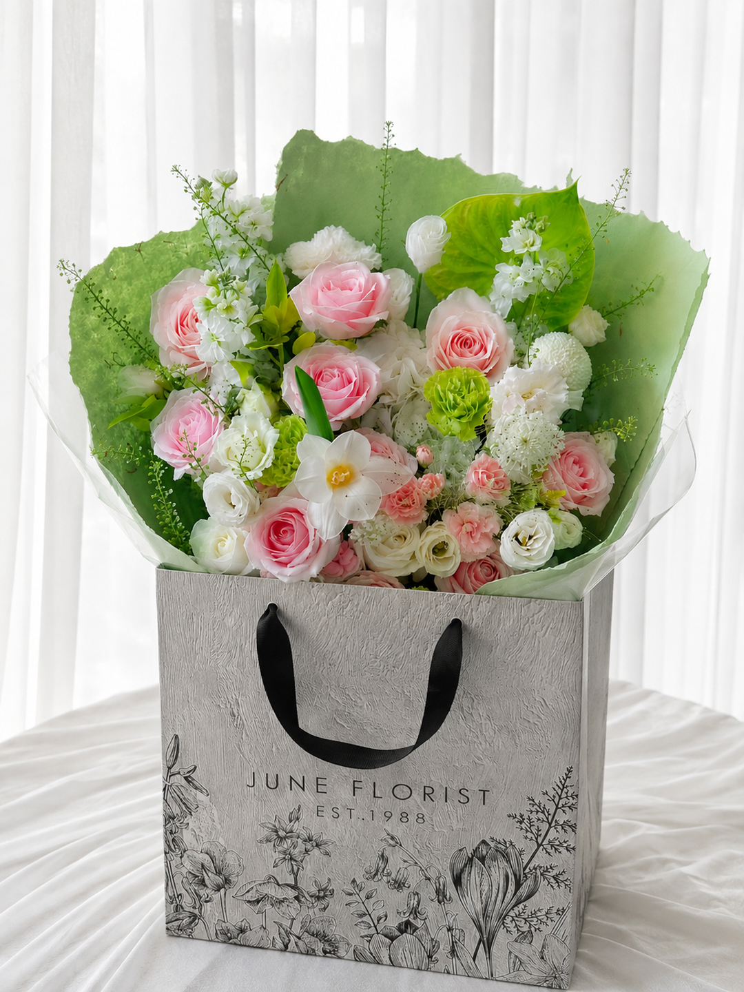 Soft Blush Garden Bouquet