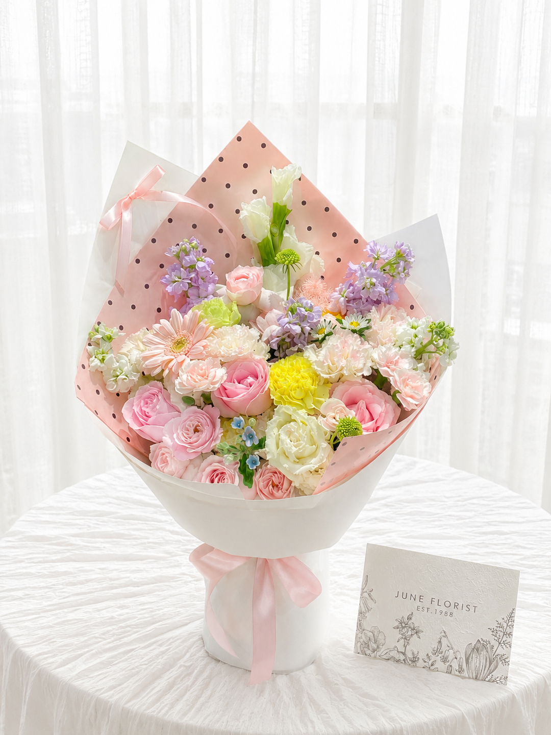 Pink Polka Romance