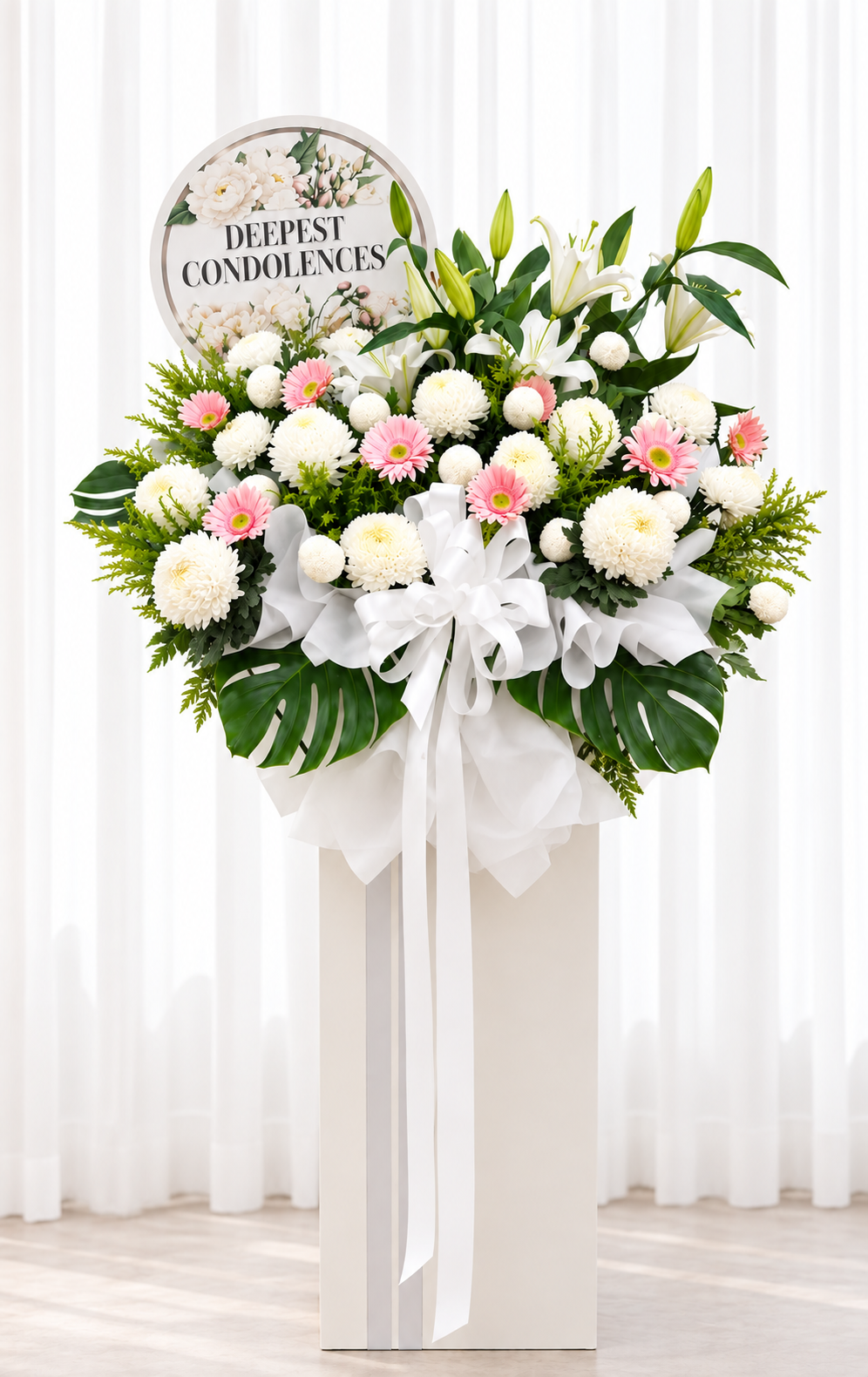 Serene Grace – Condolence Flower Stand Singapore