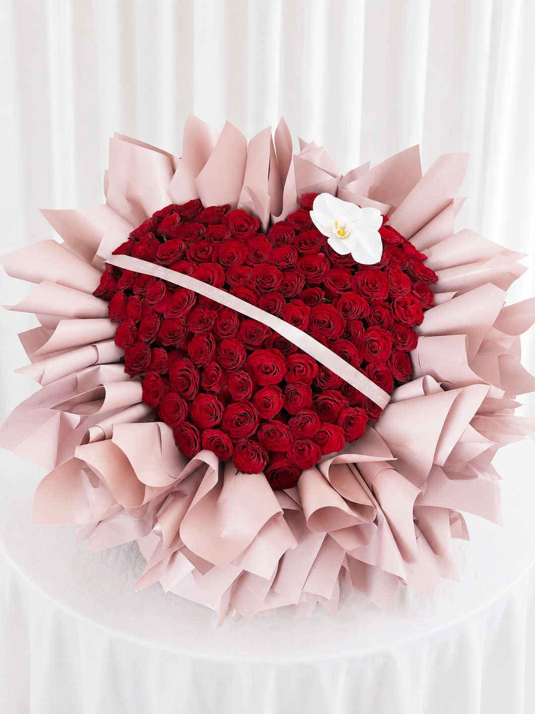 99 Red heart Roses