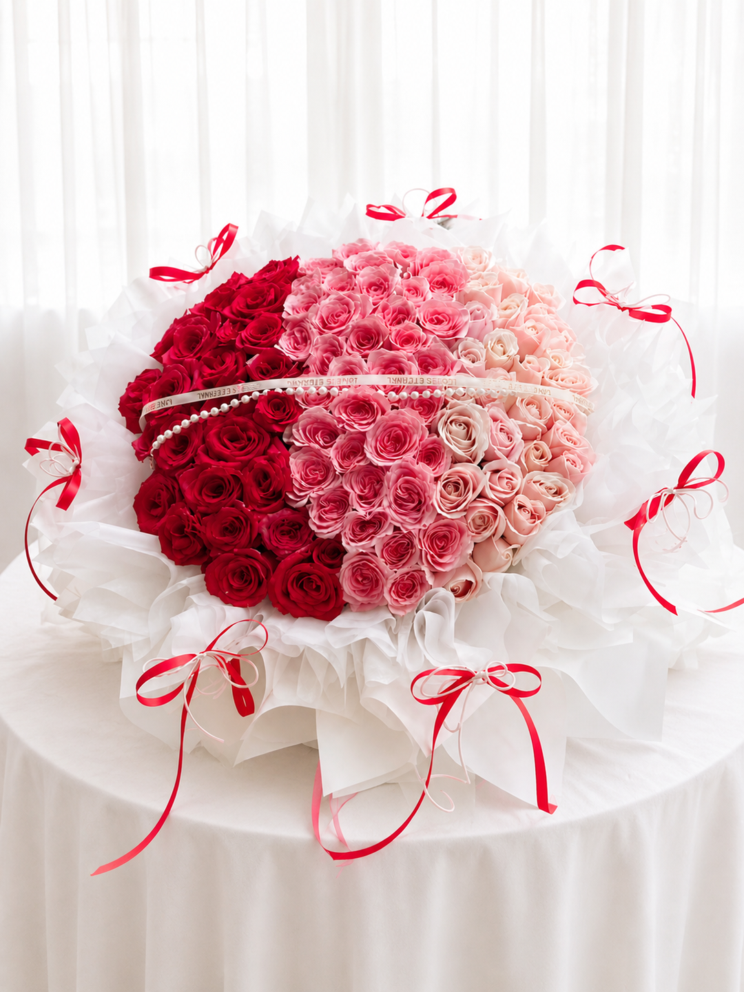 Rosé Harmony – 99 Premium Roses