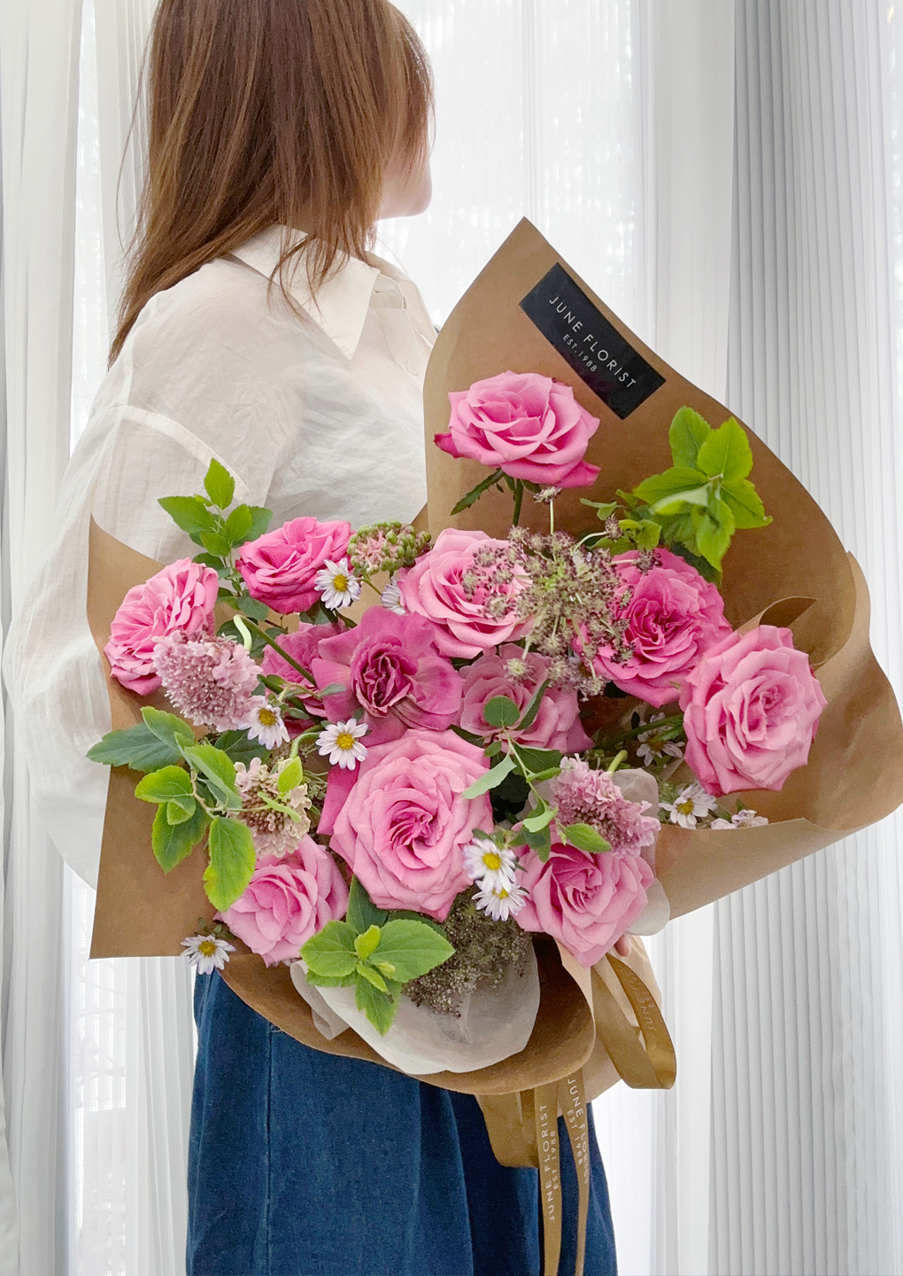 FLOWER BOUQUET(pink rose) 014