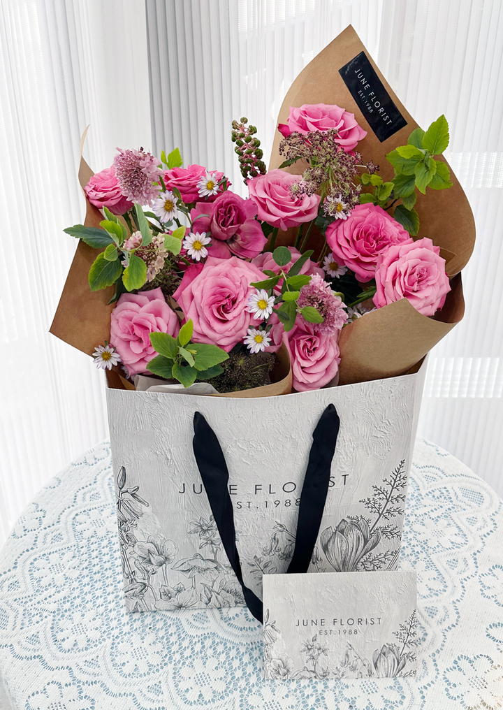 FLOWER BOUQUET(pink rose) 014
